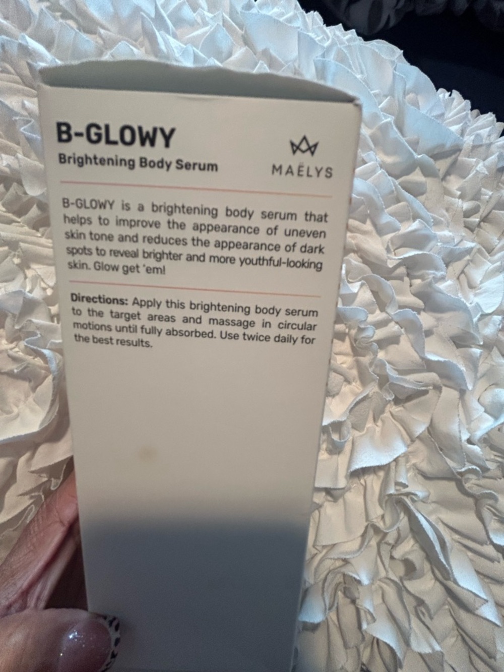 Maëlys • B-Glowy Brightening Body Serum — Yellow • 100ML / 3.38 FL. Oz. - Picture 4 of 6